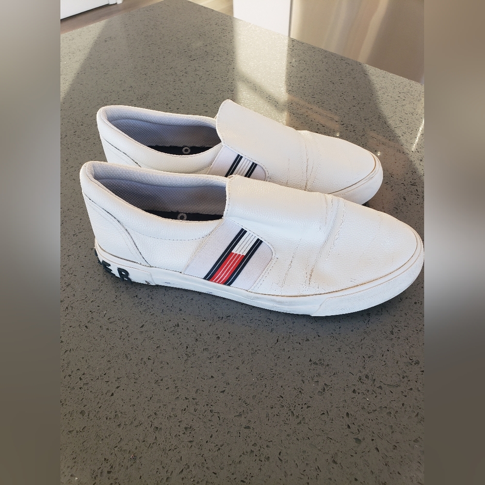 White Slip-On Woman Shoes Tommy Hilfiger Size 7
